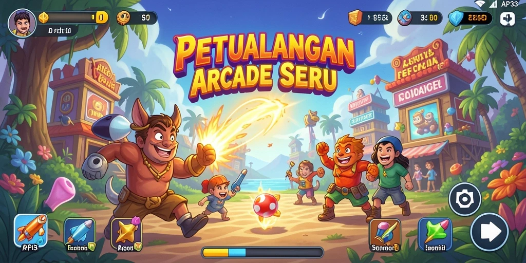 Tampilan gameplay menegangkan dari API33 dengan aksi menantang.