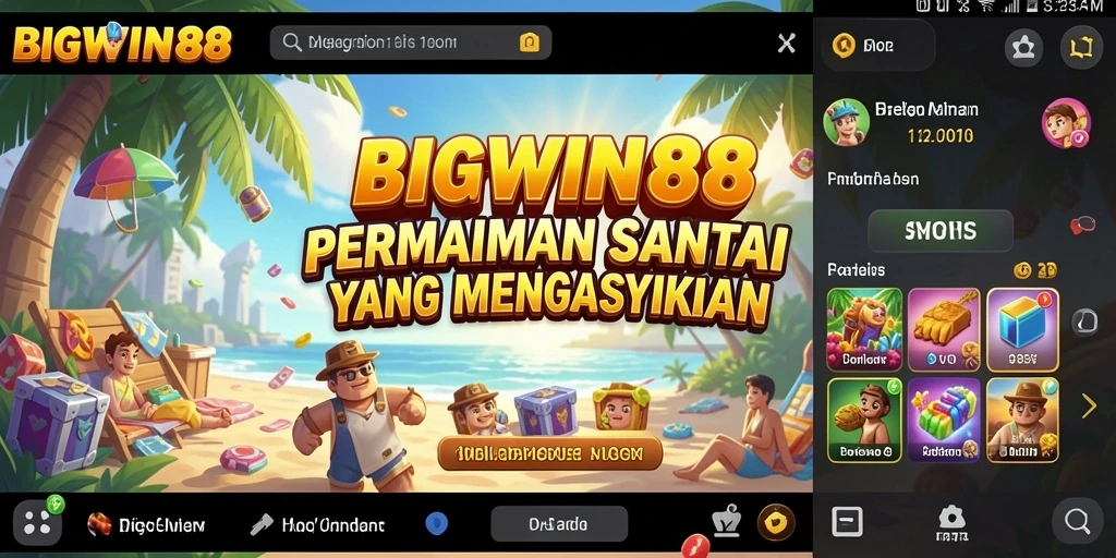 Tampilan gameplay seru dan interaktif dari BIGWIN88.