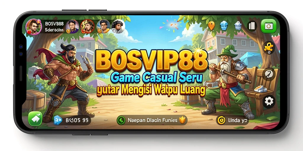 Tangkapan layar gameplay BOSVIP88 yang menarik dan penuh warna.