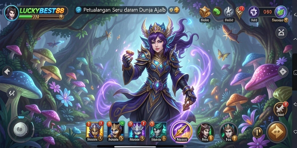 Gameplay seru dan grafis memukau di LUCKYBEST88.