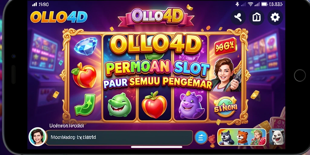 Screenshot menampilkan gameplay menarik dari permainan Slot OLLO4D.