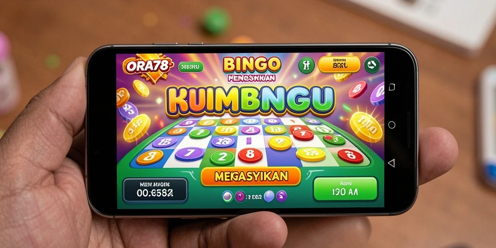 Tampilan seru gameplay Bingo di ORA78 dengan teman-teman.