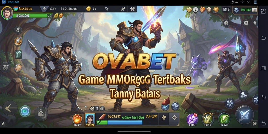 Tampilan gameplay seru di dunia OVABET yang luas.