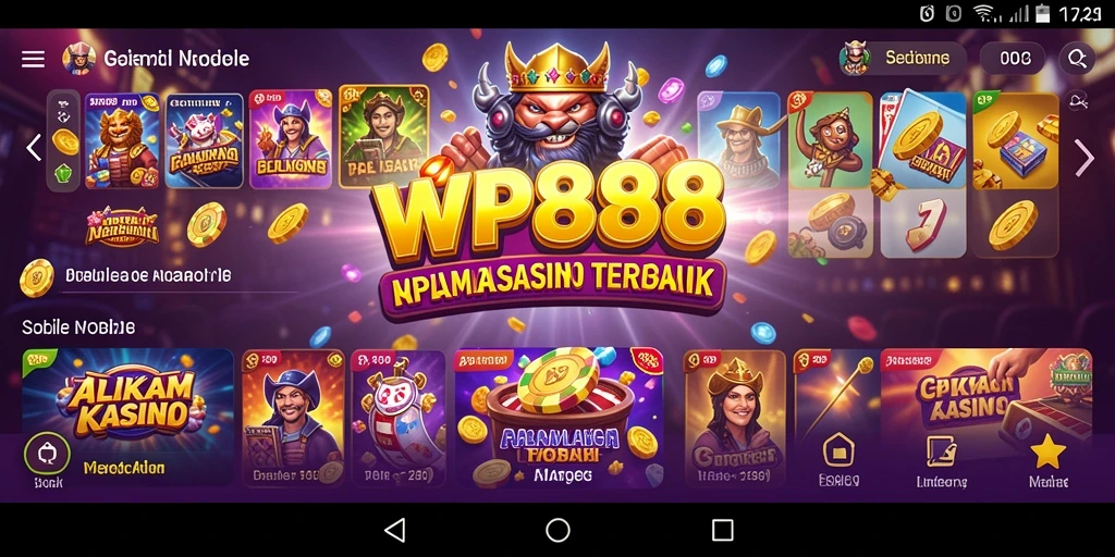 Screenshot WP888 menampilkan gameplay yang mendebarkan dan antarmuka yang menarik.