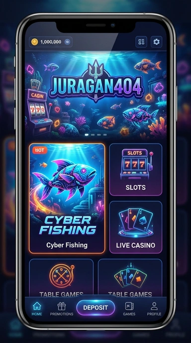 Tampilan antarmuka pengguna dari aplikasi juragan404 yang intuitif.